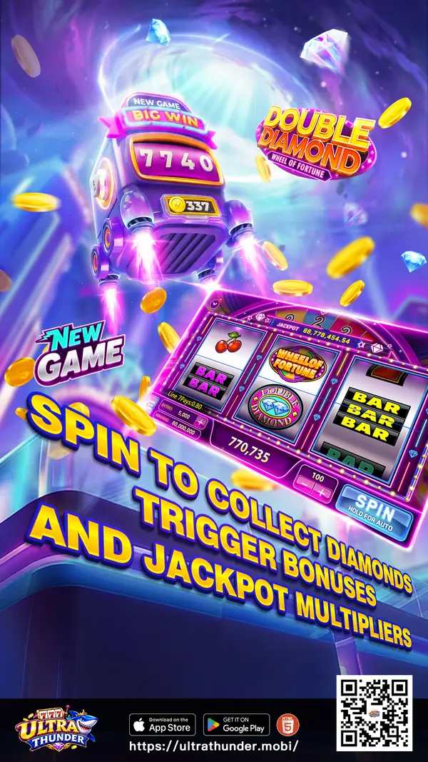 Double Diamond Wheel of Fortune &mdash; Ultra Thunder software title